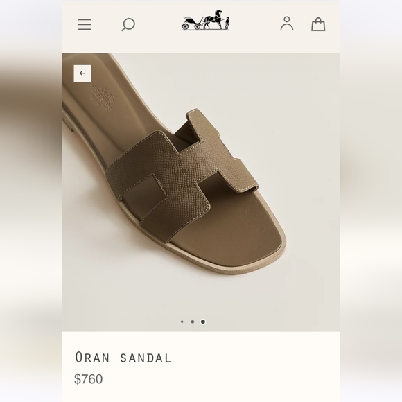 Hermes Shoes - New hermes oran sandal